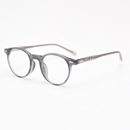Spykay™ EG26869 Simple Round Frame Anti-blue Light Classic Glasses  - Grey - image 8