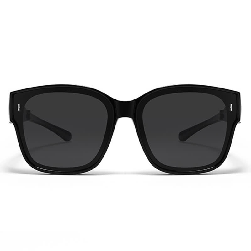 Spykay™ SG60956 Fit Over Glasses Square Frame Foldable Sunglasses for Women Men - image 10