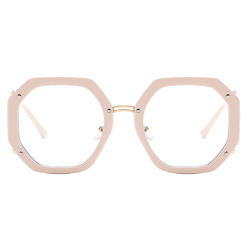 Spykay™ EG26764 Oversized Geometric Frame Anti-blue Light Glasses