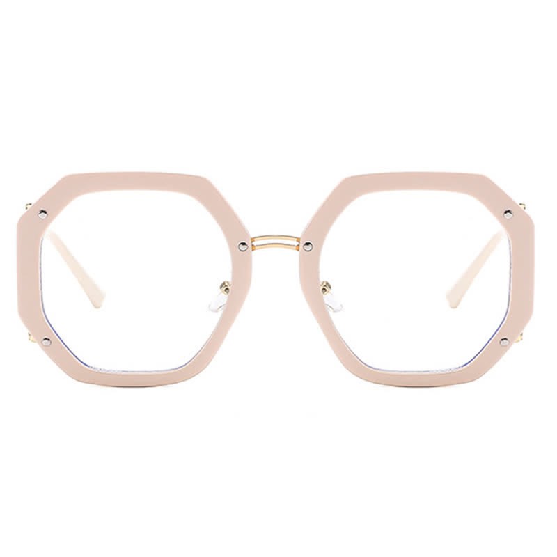 Spykay™ EG26764 Oversized Geometric Frame Anti-blue Light Glasses