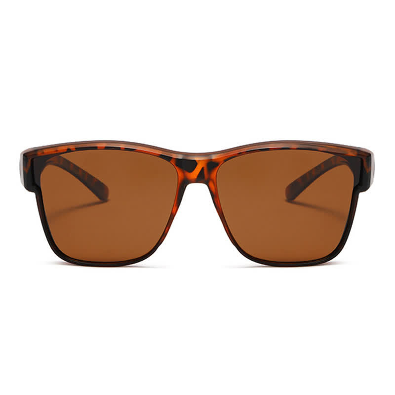 Spykay™ SG61007 Fit Over Glasses Square Frame Polarized Sunglasses for Women Men - image 9