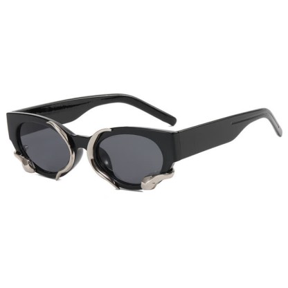 Spykay™ SG60847 Vintage Y2K Snake Design Oval Frame Sunglasses