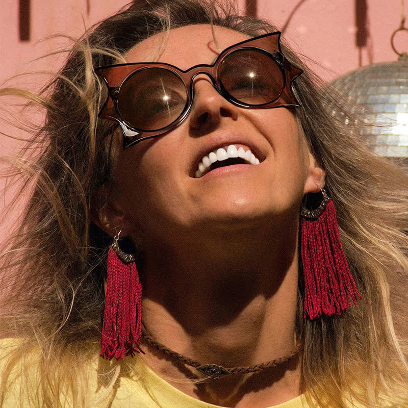 Spykay™ SG60985 Halloween Funny Oversized Batwing Shape Sunglasses - Brown - image 17