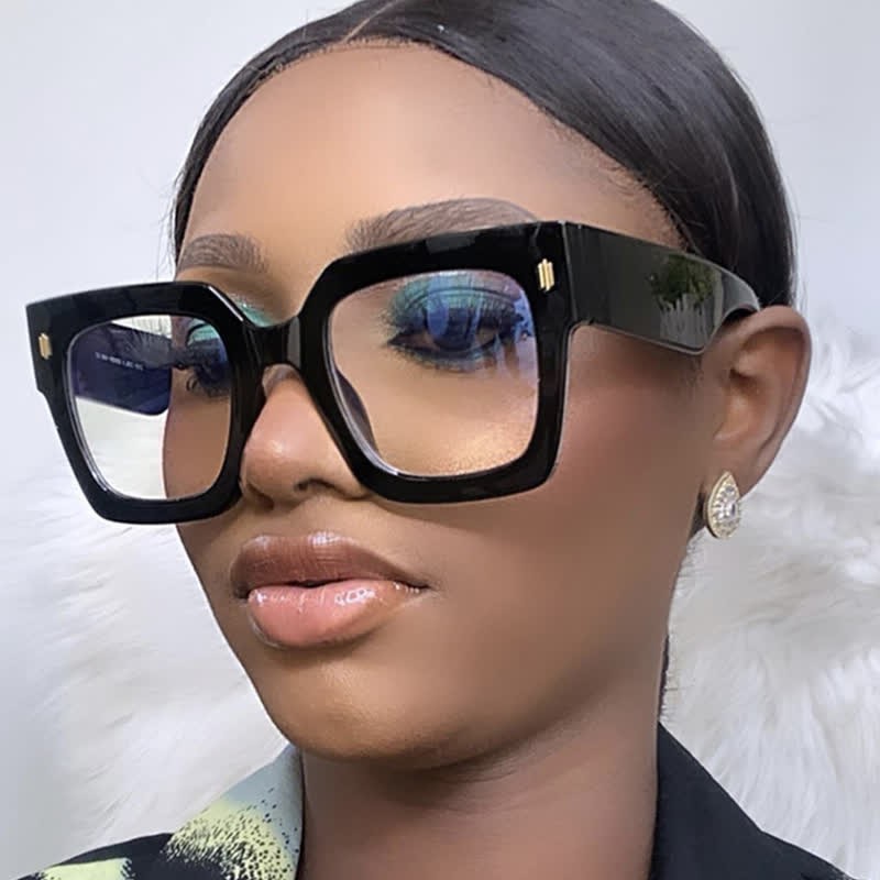 Spykay™ EG26878 Anti-blue Light Oversized Square Thick Frames Eyeglasses - image 7