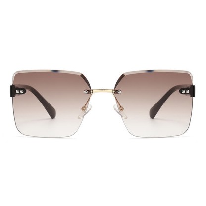 Spykay™ SG61018 Oversized Square Frame Hipster Rimless Sunglasses - image 16
