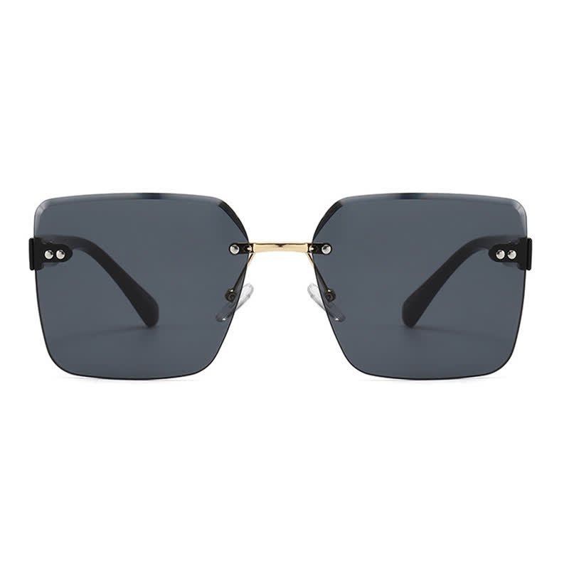 Spykay™ SG61018 Oversized Square Frame Hipster Rimless Sunglasses - image 9