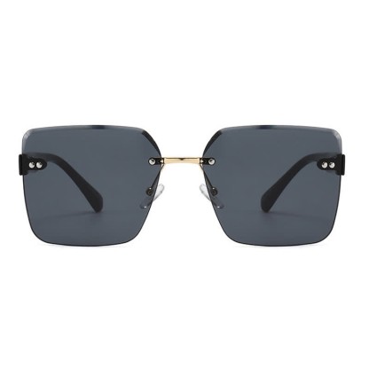 Spykay™ SG61018 Oversized Square Frame Hipster Rimless Sunglasses - image 9