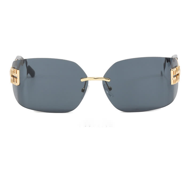 Spykay™ SG60676 Y2K Rectangle Frame Rimless Sunglasses - image 5