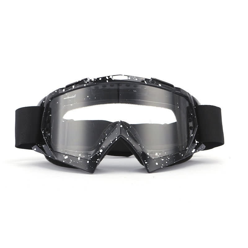 Spykay™ SG60982 Retro Over Glasses Windproof Ski Goggles Motorcycle Goggles for Men Women  - Black/Clear - image 11
