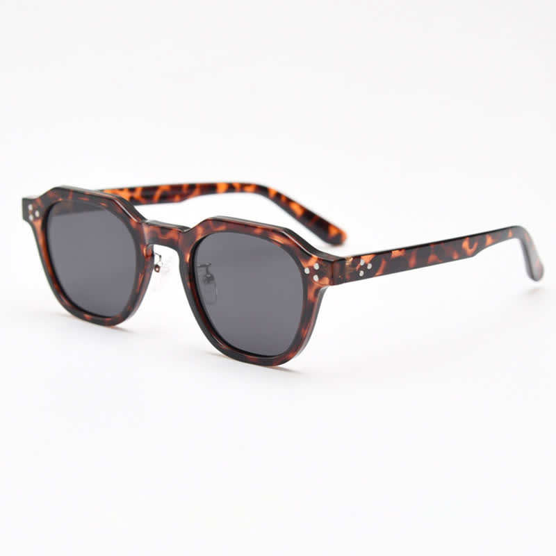 Spykay™ SG61000 Unisex Retro Geometric Frame Polarized Sunglasses  - Tortoise Shell - image 15