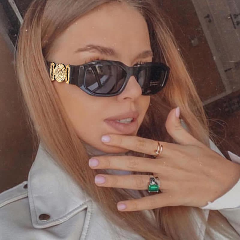 Spykay™ SG60708 Geometric Frames Thickened Temples Sunglasses - image 6