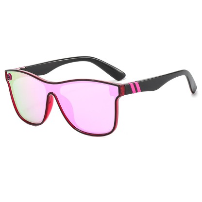 Spykay™ SG1022 Women's Streamlined Sunglasses, Summer Personality Coating Gradient Reflective Oversized Sunglasses