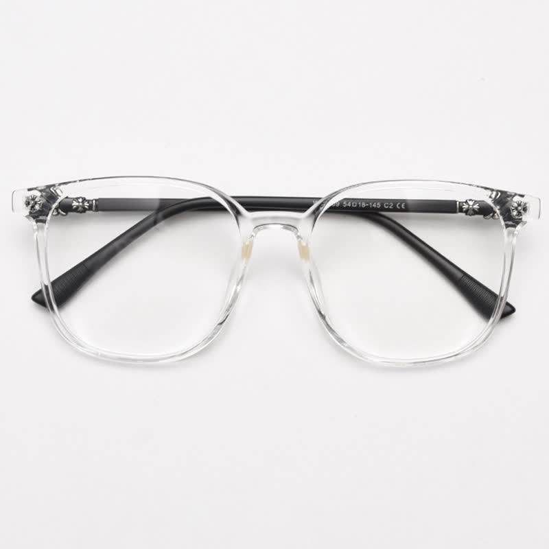 Spykay™ EG26915 Unsiex Classic Square Large Frame Fashion Anti-blue Light Chrome Hearts Glasses - image 4