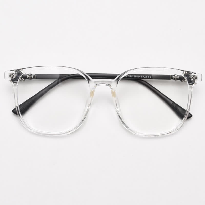 Spykay™ EG26915 Unsiex Classic Square Large Frame Fashion Anti-blue Light Chrome Hearts Glasses - image 4