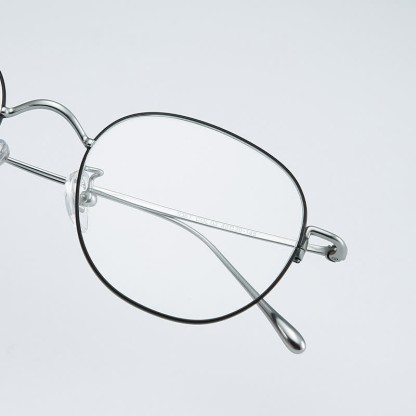 Spykay™ EG26855 Round Titanium Frame Anti-blue Light Simple Glasses - image 3