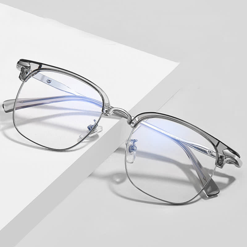 Spykay™ EG26897 Classic Square Frame Anti-blue Light Browline Glasses - image 16
