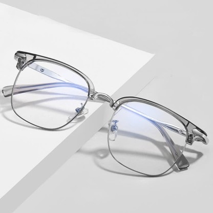 Spykay™ EG26897 Classic Square Frame Anti-blue Light Browline Glasses - image 16