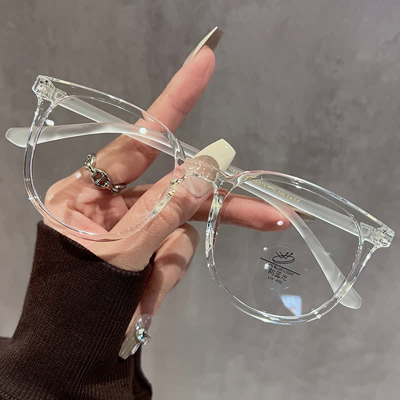 Spykay™ EG26825 Simple Oversized Square Frame Anti-Blue Light Glasses - Clear - image 6