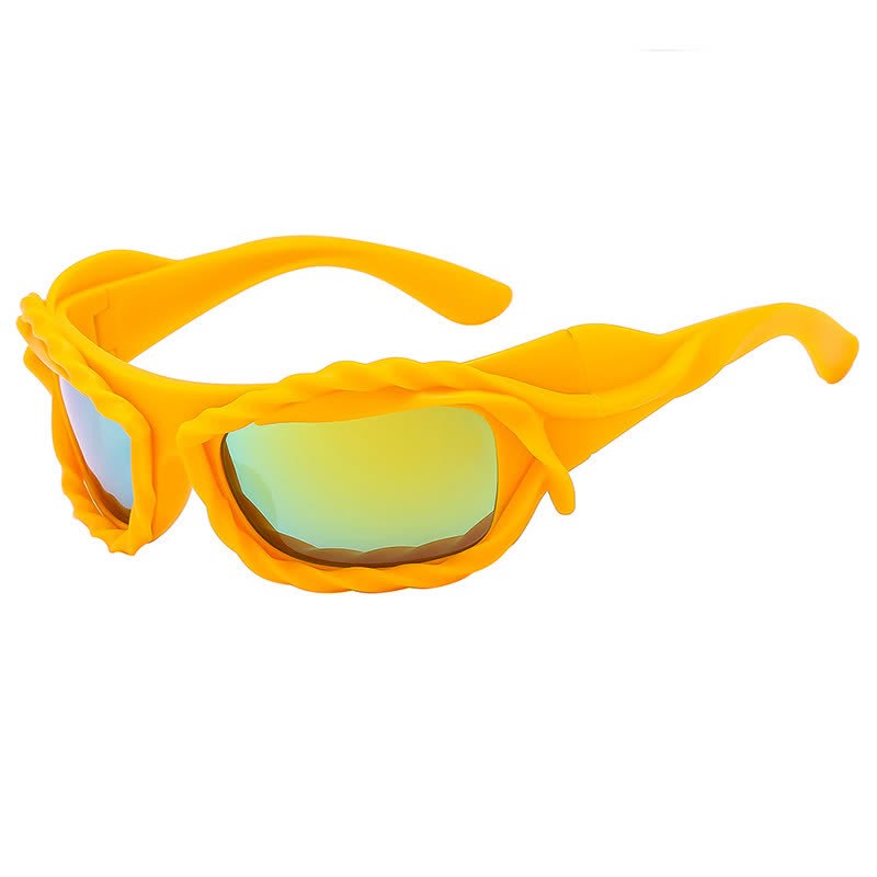 Spykay™ SG60918 Retro-Vintage Sports Party Y2K Sunglasses - Yellow - image 21