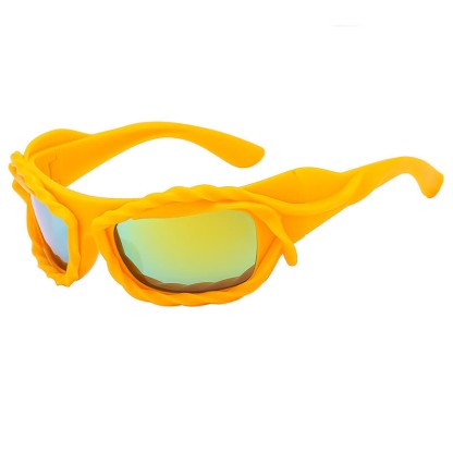 Spykay™ SG60918 Retro-Vintage Sports Party Y2K Sunglasses - Yellow - image 21