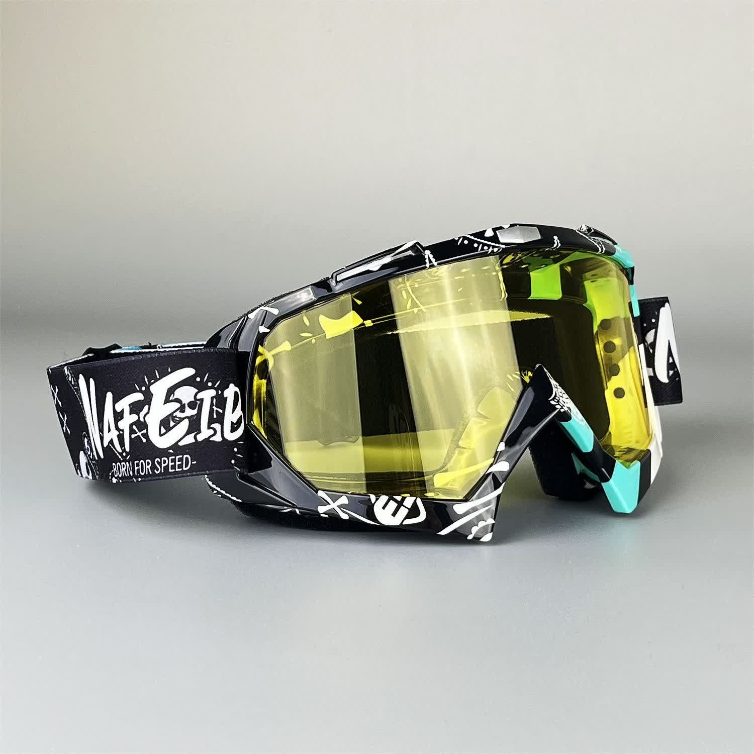 Spykay™ SG60966 Fashion Ski OFF-ROAD Goggles for Men Women  - Green/Yellow - image 7