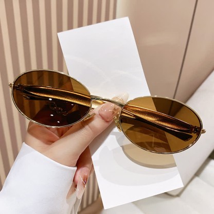 Spykay™ SG61050 Unisex Vintage Oval Frame Sunglasses - image 18