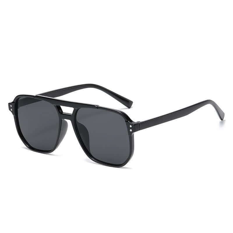 Spykay™ SG60735 Vintage Double Bridges Tinted Aviator Sunglasses - image 9