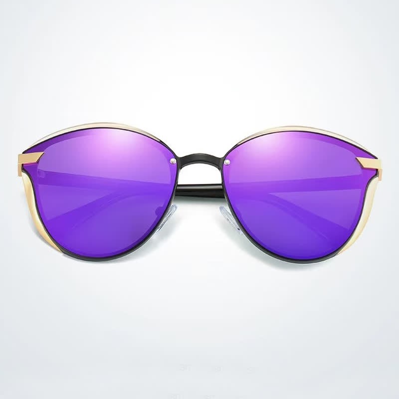 Spykay™ SG60950 Polarized Vintage Round Frame Mirror Lenses Trendy Sunglasses - image 18