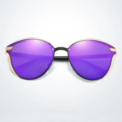 Spykay™ SG60950 Polarized Vintage Round Frame Mirror Lenses Trendy Sunglasses - image 18