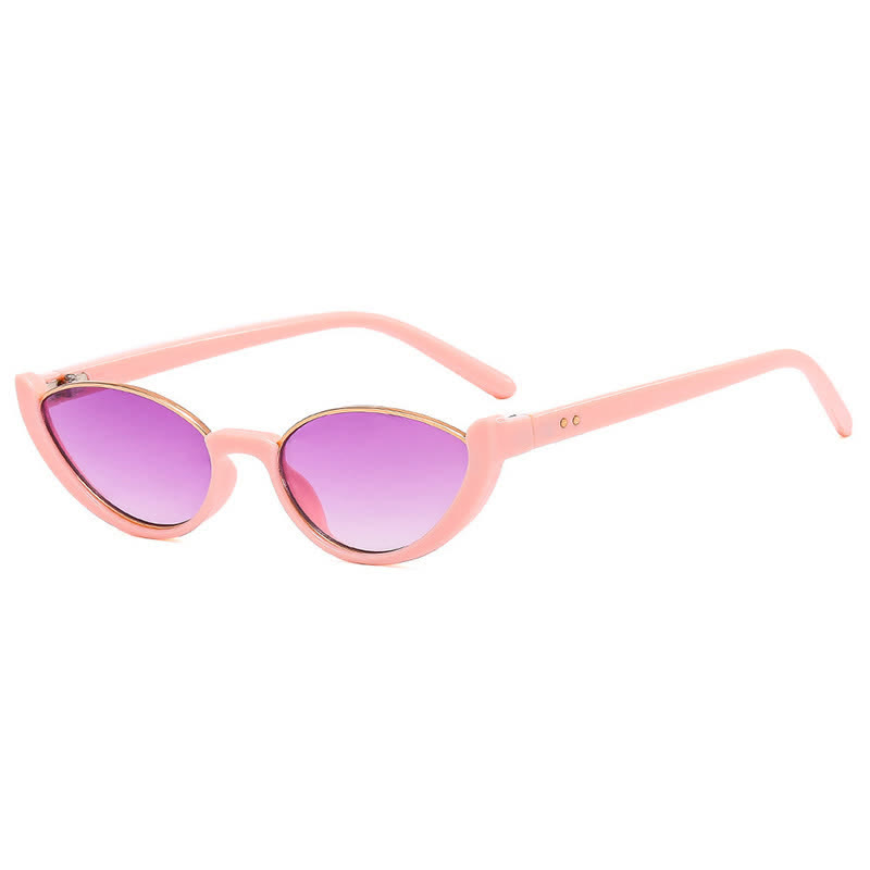 Spykay™ SG60716 Unisex Hipster Semi-Rimless Cat-Eye Sunglasses - Pink - image 22
