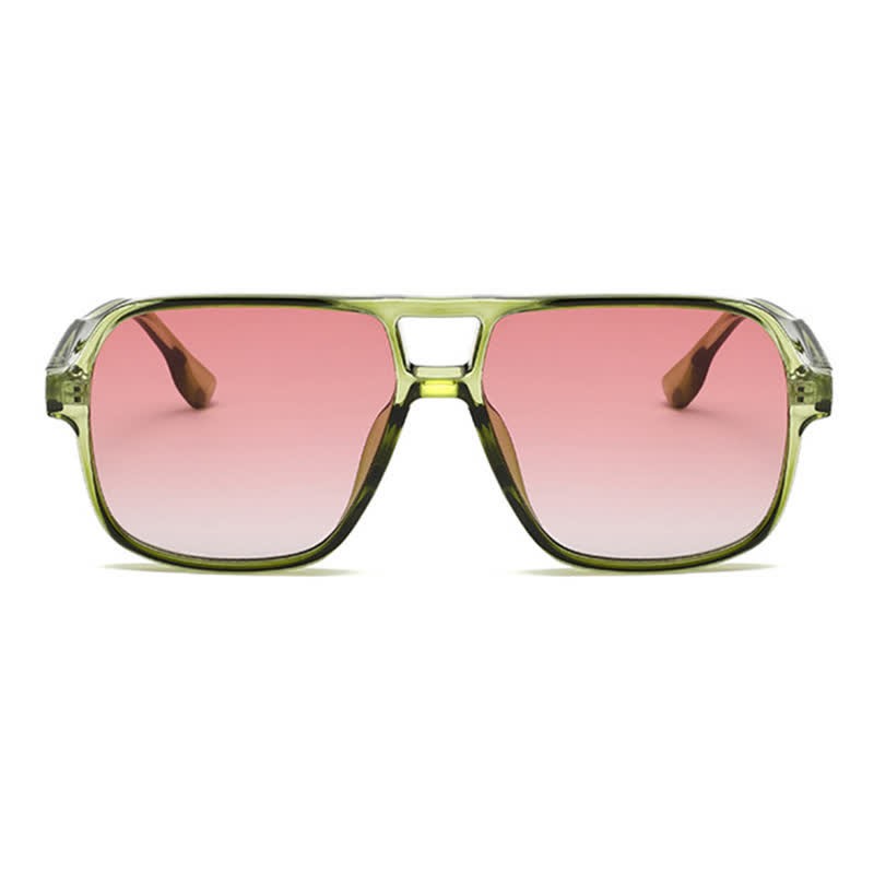 Spykay™ SG60730 Double Bridges Square Frame Vintage Sunglasses - image 20