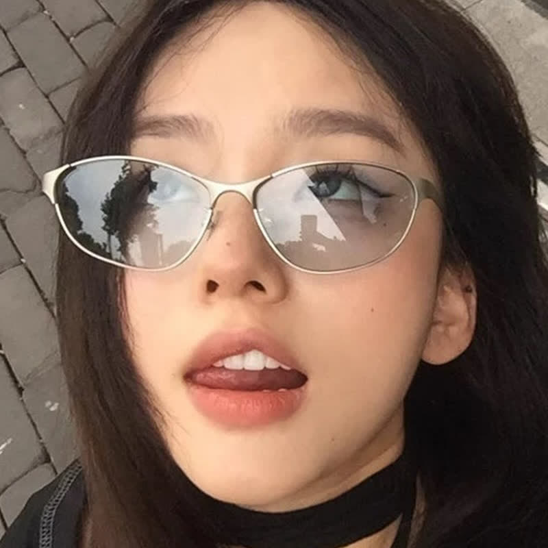 Spykay™ SG60788 Y2K Cat-Eye Cycling Sunglasses with Nylon Lenses