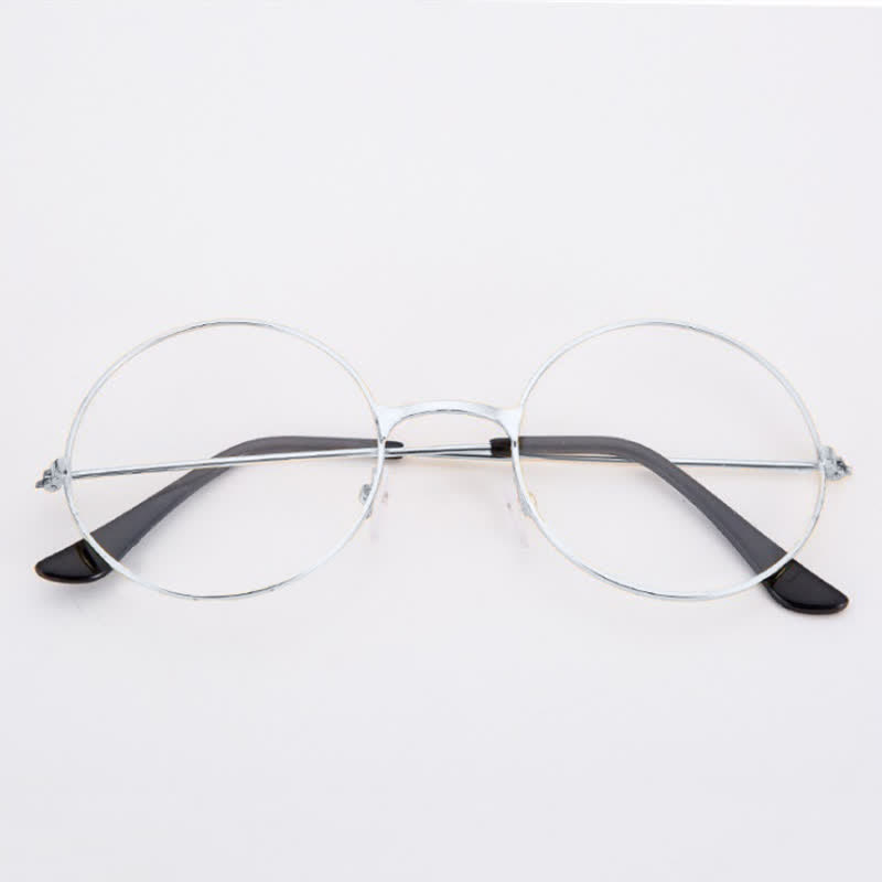 Spykay™ EG26874 Retro Round Frame Metal Anti-blue Light Glasses for Women Men - image 13