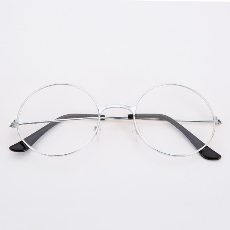 Spykay™ EG26874 Retro Round Frame Metal Anti-blue Light Glasses for Women Men - image 13