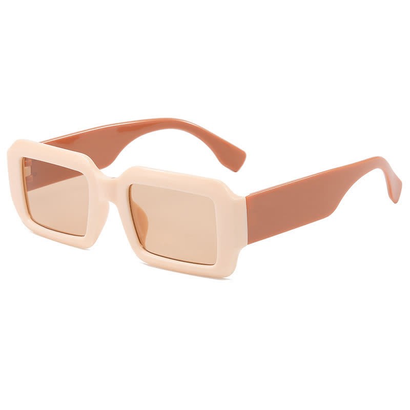 Spykay™ SG60843 Fashion Simple Rectangle Thick Frame Sunglasses