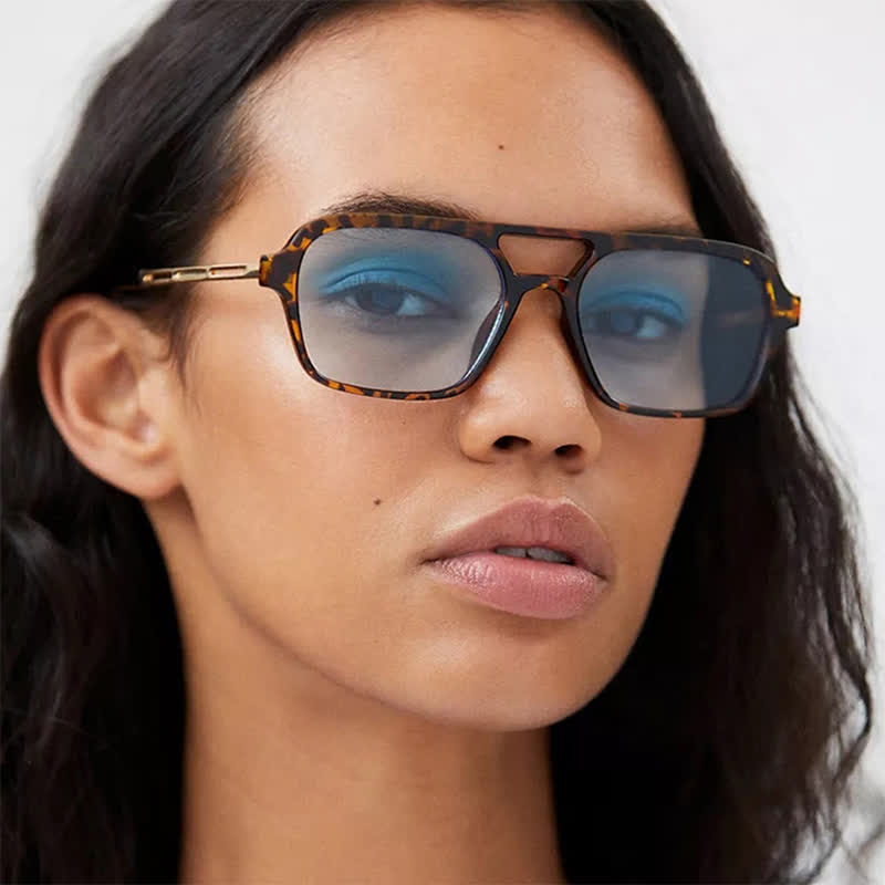 Spykay™ SG60727 Double Bridges Retro Aviator Sunglasses - image 8