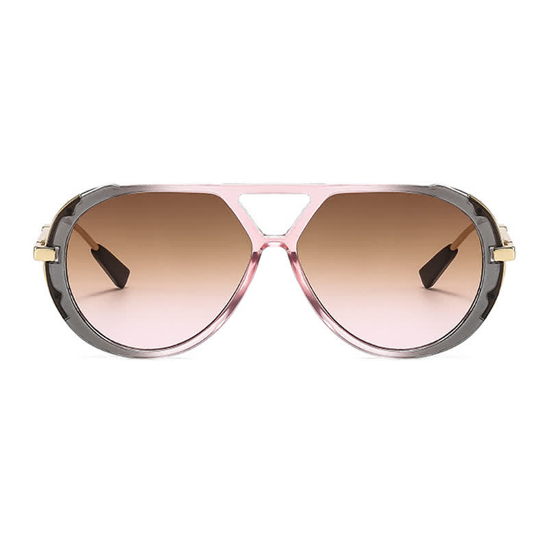 Spykay™ SG60737 Double Bridges Tortoiseshell Oval Frame Sunglasses - image 16