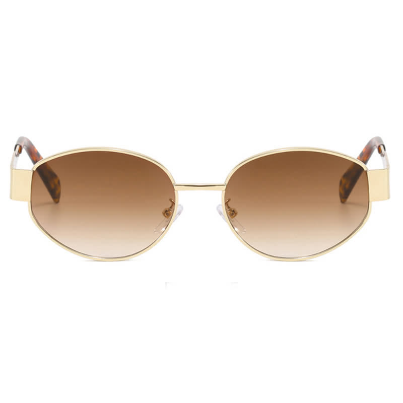 Spykay™ SG60707 Oval Frames Metal Temples Retro-Vinatge Sunglasses - image 14