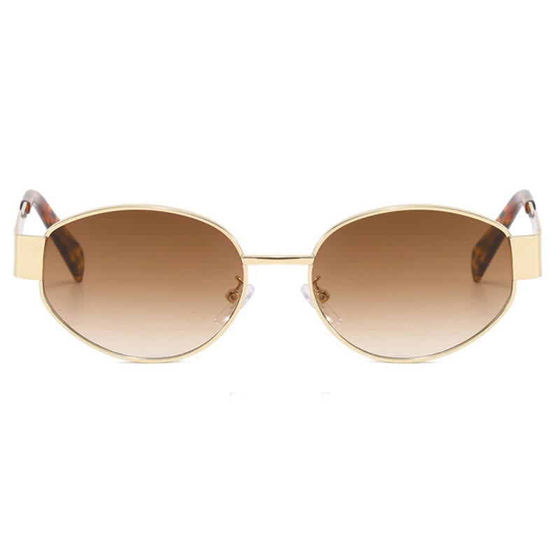 Spykay™ SG60707 Oval Frames Metal Temples Retro-Vinatge Sunglasses - image 14