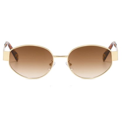 Spykay™ SG60707 Oval Frames Metal Temples Retro-Vinatge Sunglasses - image 14