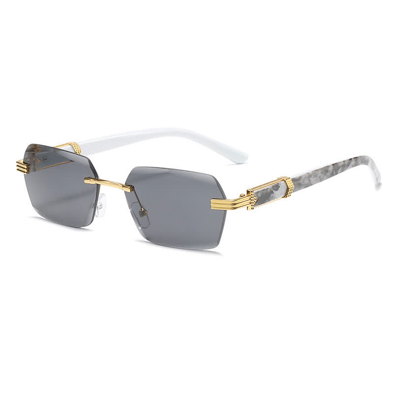 Spykay™ SG60746 Rimless Geometric Frame Tinted Sunglasses - Grey - image 10