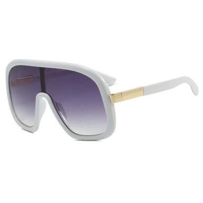 Spykay™ SG60952 Flat Top Double Bridges Oversized Trendy Aviator Sunglasses - White - image 24
