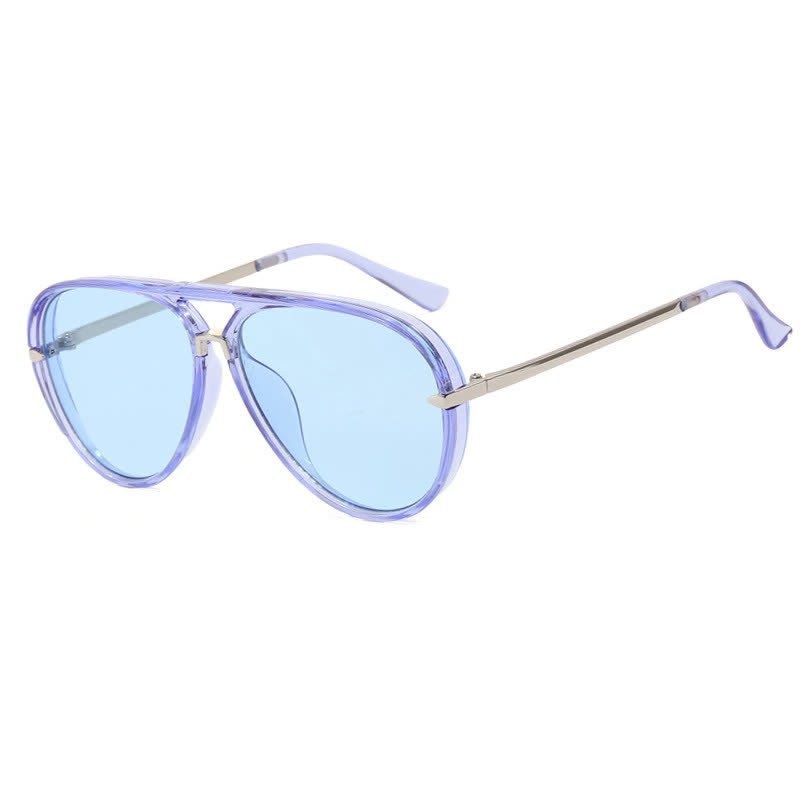 Spykay™ SG60723 Double Bridges Fashion Aviator Sunglasses