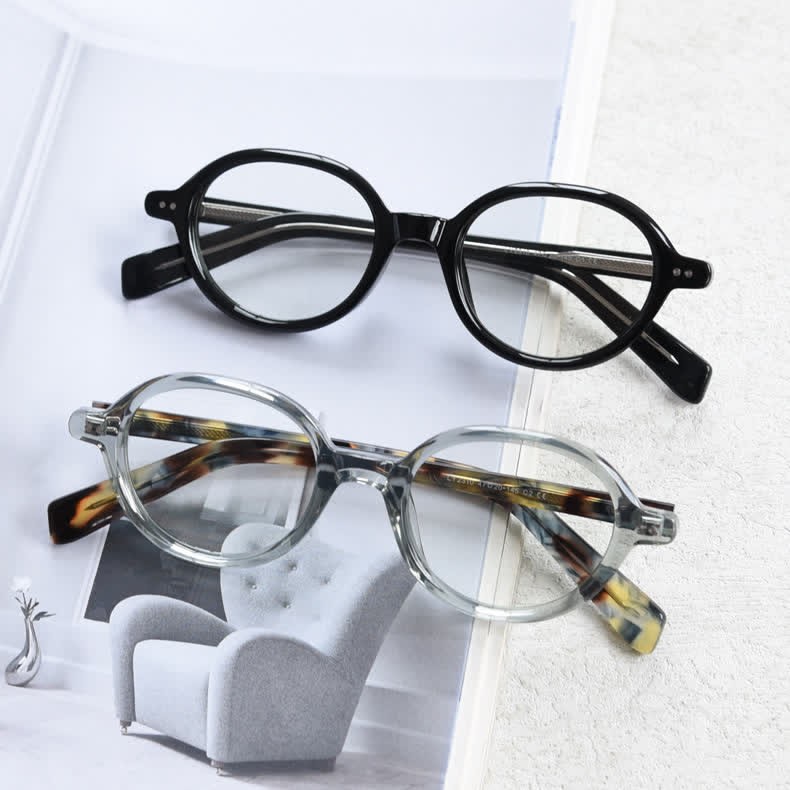 Spykay™ EG26838 Retro Round Frame Anti-blue Light Glasses - image 17