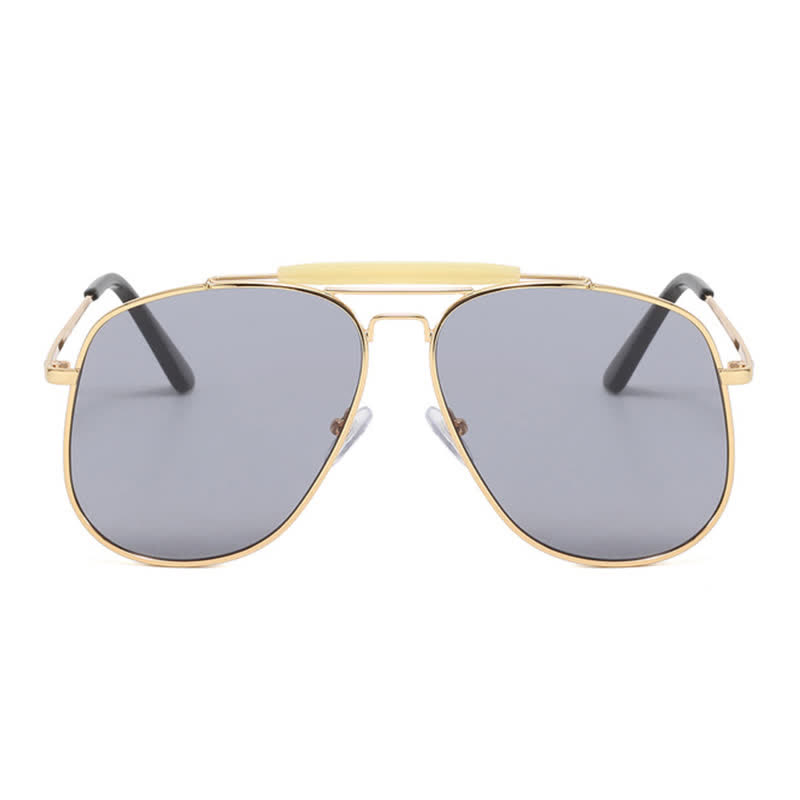 Spykay™ SG60828 Double Bridges Oversized Frame Hipster Aviator Sunglasses