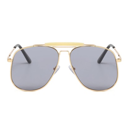 Spykay™ SG60828 Double Bridges Oversized Frame Hipster Aviator Sunglasses