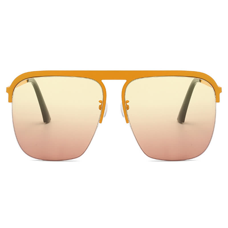 Spykay™ SG60864 Square Frame Semi-Rimless Oversized Sunglasses - image 24