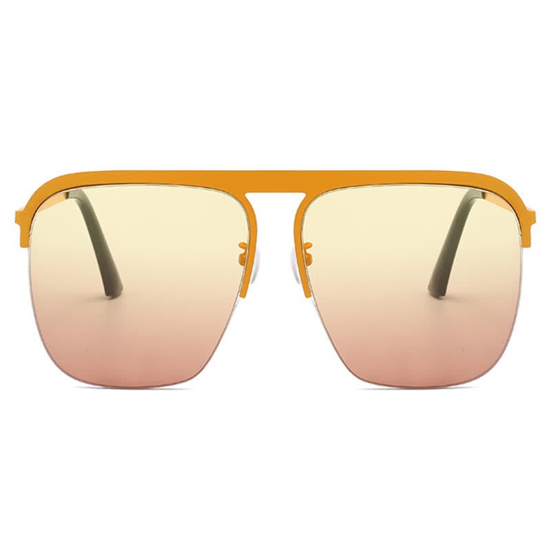 Spykay™ SG60864 Square Frame Semi-Rimless Oversized Sunglasses - image 24