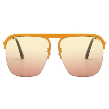 Spykay™ SG60864 Square Frame Semi-Rimless Oversized Sunglasses - image 24