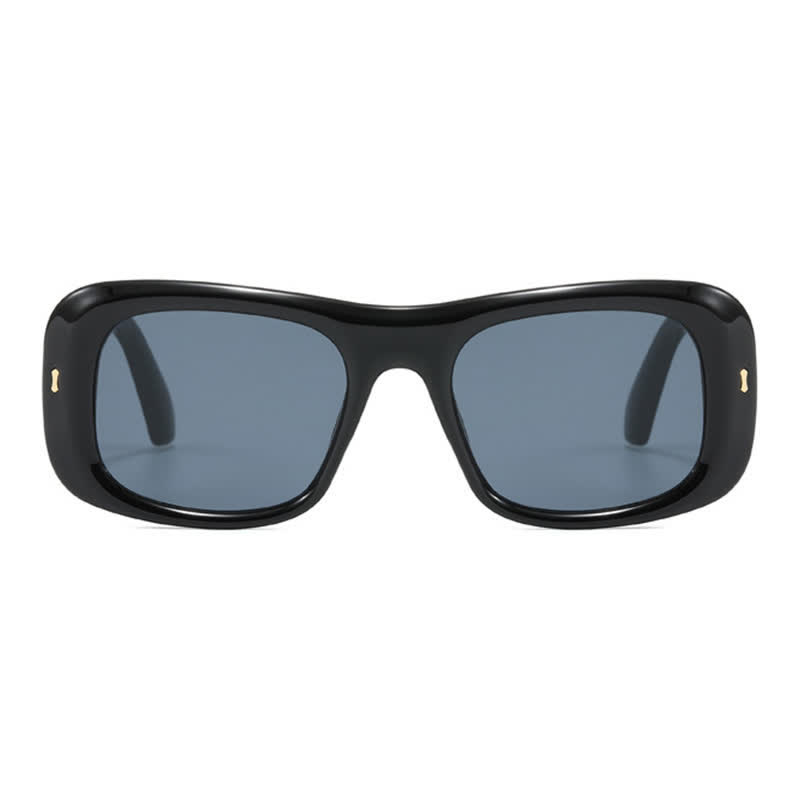 Spykay™ SG60905 Arrow Decor Square Frame Thick Sunglasses